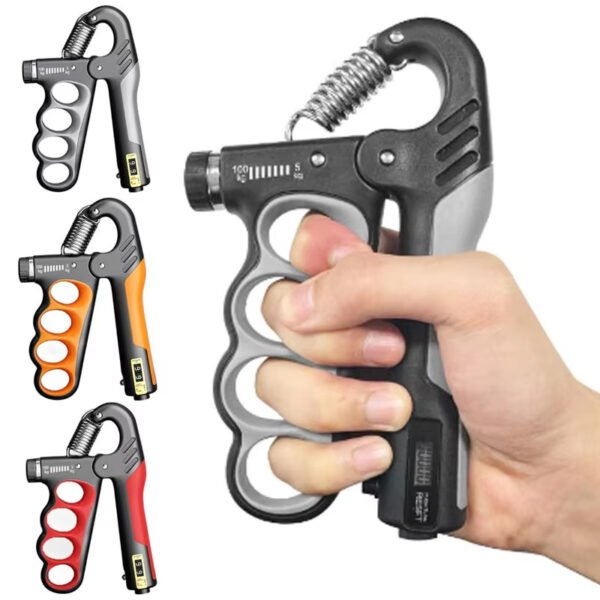 Adjustable Hand Gripper (5–100kg) – Strength Trainer for Hand, Wrist & Forearm