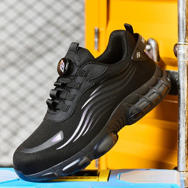 Industrial Steel Toe Safety Sneakers for Men – Puncture-Resistant & Shockproof Work Shoes