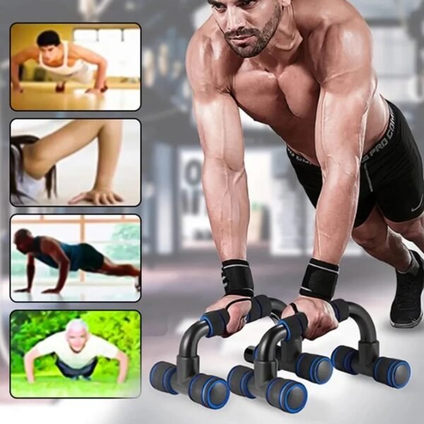 Non-Slip Push-Up Rack for Home Workouts – U-Shape Design with Comfortable Sponge Handles
