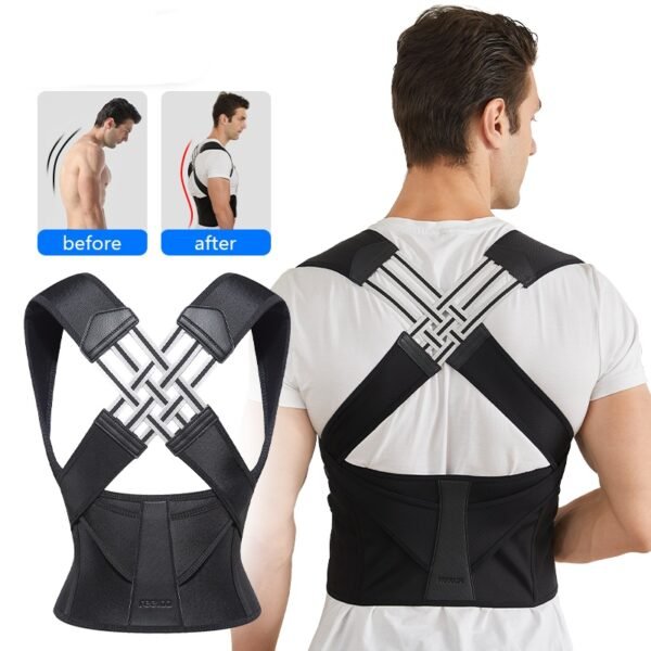 Adjustable Back Brace for Posture Correction, Pain Relief & Everyday Support