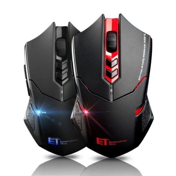 Energy-Efficient Silent LED Wireless Mouse – Ergonomic & Backlit Design