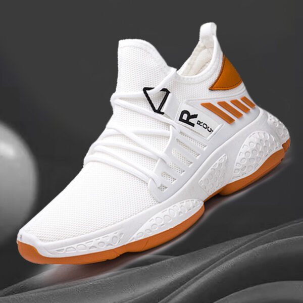 Men’s Breathable Sports Shoes – Mesh Running Sneakers for Gym & Training