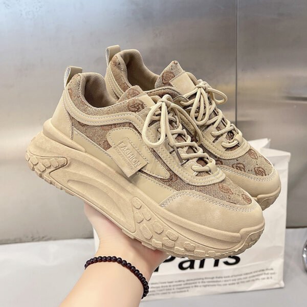 Women's Spring Lightweight Breathable Platform Running Shoes – Stylish & All-Match Sneakers