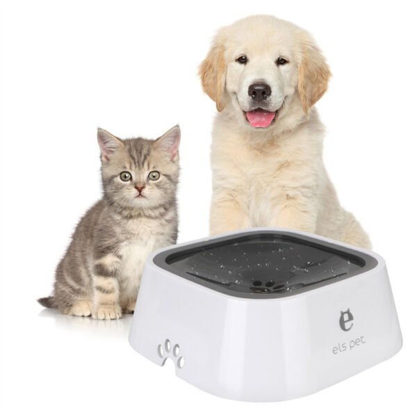 1.5L Anti-Spill Pet Water Bowl – Slow Drinking Floating Bowl for Cats & Dogs – Portable Non-Slip Water Dispenser for Pets – ABS & PP Material